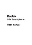 SP4 Smartphone User manual