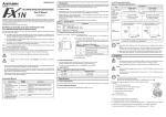 FX1N-1DA-BD Analog Output Expansion Board User`s Manual