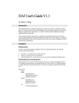 DAJ User`s Guide V1.1