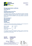 EC type-examination certificate UK/0126/0176