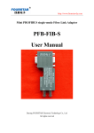 User Manual For PFB-FIB