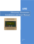 Ultrasonic Flowmeter: Installation and User Manual