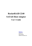 RocketRAID 2240 User Manual