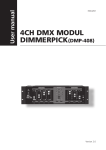 4CH DMX MODUL DIMMERPICK(DMP-408)