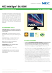 NEC MultiSync® EA193Mi