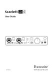 Scarlett 2i4 User Guide