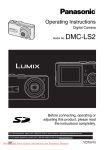 Panasonic Lumix DMC-LS2 User Guide Manual pdf