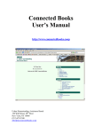 Connected Books User`s Manual - Urban Homesteading Assistance
