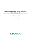 EOM-G103-PHR-PTP Series Hardware User`s Manual