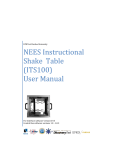 NEES Instructional Shake Table (ITS100) User Manual