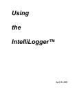 IntelliLogger Manual - April 30, 2009