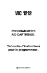 VIC-1212 Programmer`s Aid