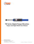 TW Series Digital Torque Wrenches - ASG