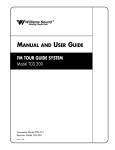 MANUAL AND USER GUIDE