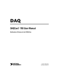 DAQCard-700 User Manual