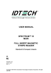 80068501-001-H User Manual, SPTIII MagOnly