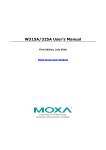 W315A/325A User`s Manual