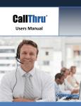 CallThru Users Manual