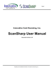ScanSharp User Manual - INUVIO ID Card & Insurance Card Scanners