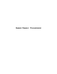 Banner Finance-Procurement Manual - Training