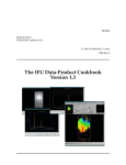 The IFU Data-Product Cookbook