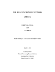 The Heat Exchanger Network(THEN)Manual( File)