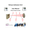 a copy of the Q-Scan Unicomm V2.0 user-manual