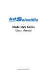 Model 200 Series - KD Scientific Inc.
