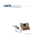 (GasCheck SF6 Manual). - LACO Technologies, Inc.
