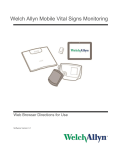 Welch Allyn Mobile Vital Signs Monitoring
