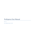 ProExpress User Manual