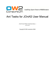 Ant Tasks for JOnAS User Manual