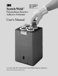 3M Scotch-Weld PUR Preheater User`s Manual