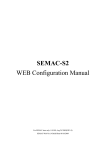 SEMAC-S2 WEB User Manual-SEMAC-S2 Web - Chiyu