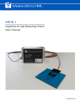 Capacitive Air Gap Measuring Chains User`s Manual