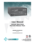 User Manual JS-ICON™ 624 PACK Portable