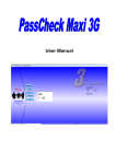 PassCheck 3G - User manual