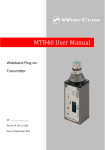 MTB40 User Manual