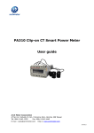 PA310 Clip-on CT Smart Power Meter User guide