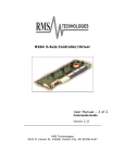 R364 3-Axis Controller/Driver User Manual – 2 of 2