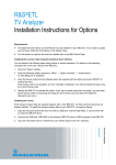R&S®ETL Installation Instructions for Options