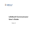LifeSize® Communicator User`s Guide