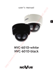 user`s manual NVC-601D-white NVC-601D-black