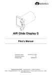 AIR Glide Display S Pilot`s Manual