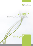 HL7 Interface Specification