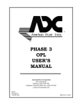 Phase 3 OPL User`s Manual Frt