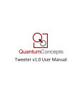 Tweeter v1.0 User Manual