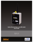 Solinst Remote Radio Link (RRL Gold) User Guide