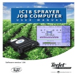 98-05204 R1 US IC18 Sprayer User Manual