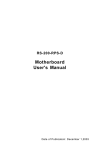 Motherboard User`s Manual